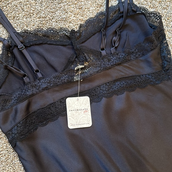 Night Out Mood Midi Slip Black XS Free People - Picture 16 of 16